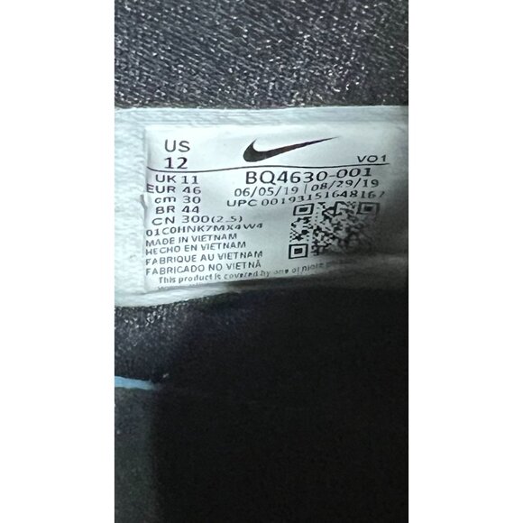 Nike Kyrie 6 Jet Black White BQ4630 Mens size 12 - Picture 11 of 12